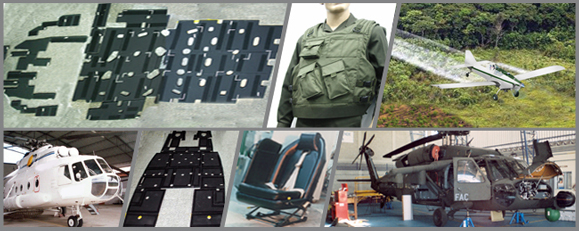 Armor-Kits for Aircrafts, Helicopters and Airplanes